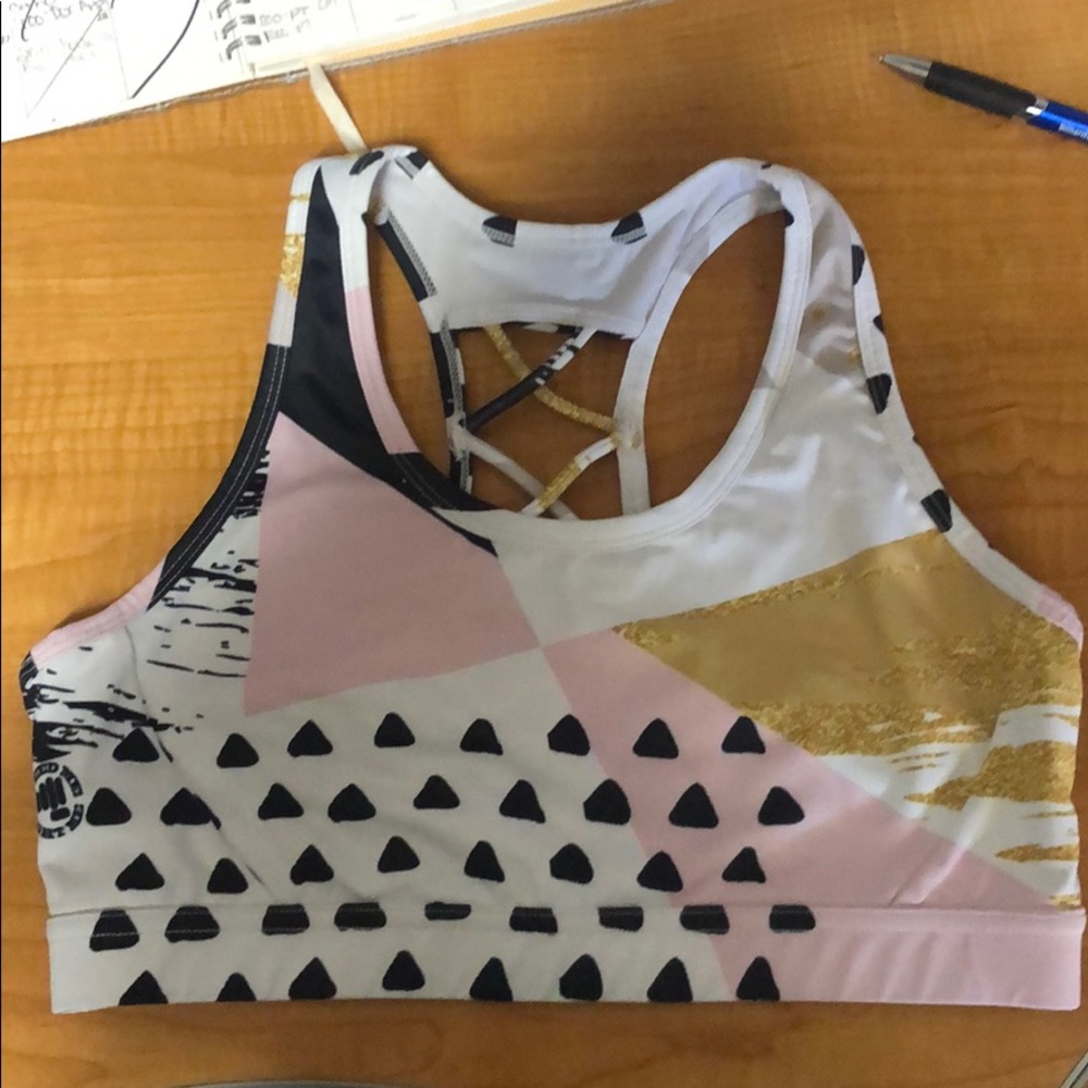Feed Me Fight Me Sport Bra